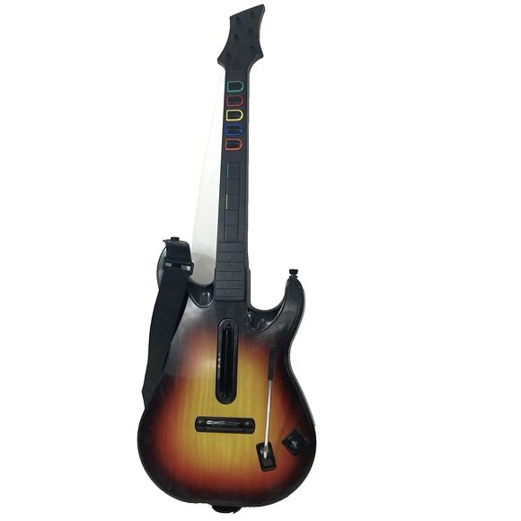 RedOctane GuitarHero PS3 Wireless Sunburst (95457805) 95451.805 Strap/Battery Co - Picture 1 of 10